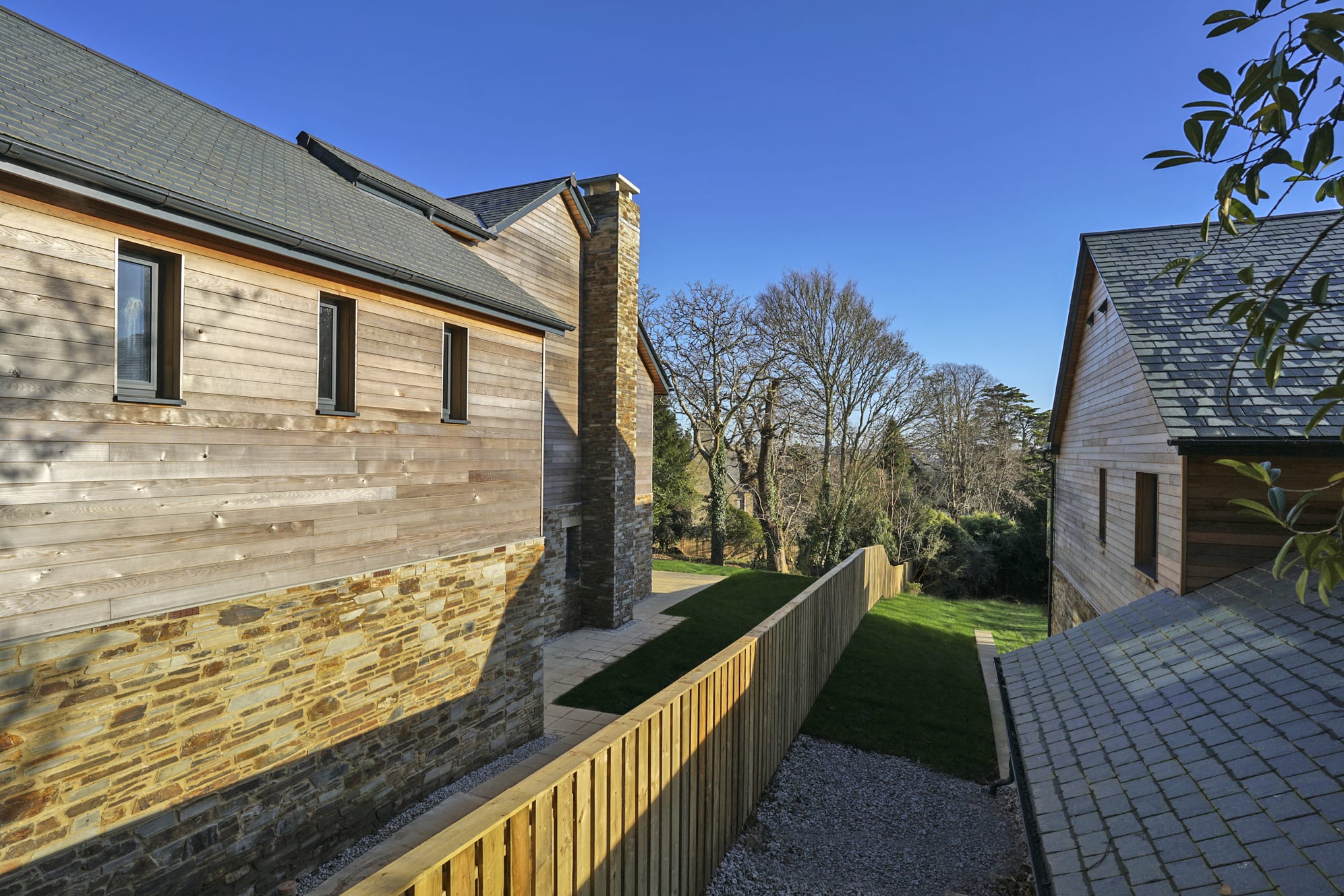 Exclusive Individual Homes - Kenwyn, Truro. House exterior and gardens