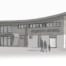 Falmouth School Concept Design - Front View