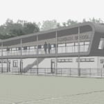 Falmouth School Concept Design Pitchside View