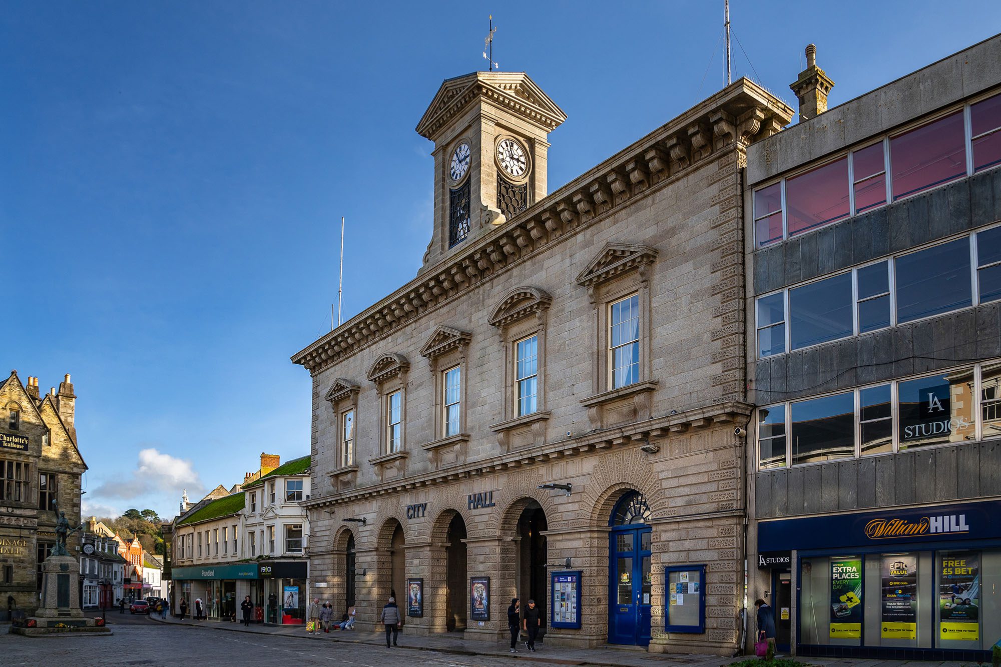 truro city hall clock tower featured image